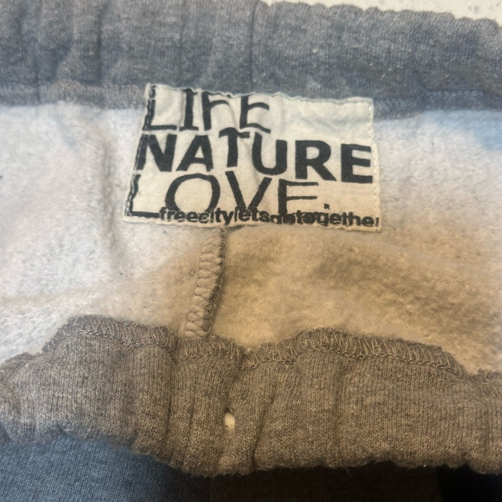 Freecity RARE “let’s go” unisex sweats with “I ❤️ You” on front/thick waistband - Picture 8 of 14